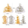 Picture of Eco-friendly Brass Charms Wholesale Real Gold Plated Hourglass 3D