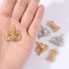 Picture of Eco-friendly Brass Charms Wholesale Real Gold Plated Hourglass 3D