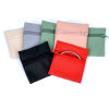 Picture of PU Zipper Jewelry Storage Pouch Bag For Bracelets Rings Earrings Multicolor Square