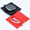 Picture of PU Zipper Jewelry Storage Pouch Bag For Bracelets Rings Earrings Multicolor Square