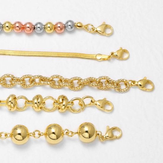 Immagine di 1 Pz Ottone Catena Collana All'Ingrosso Multicolore