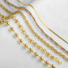 Immagine di 1 Pz Ottone Catena Collana All'Ingrosso Multicolore