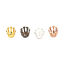 Bild von Copper Bead Cap Cylinder Gold Plated (Fit Beads Size: 6mm Dia.) 6mm x 5mm, 100 PCs