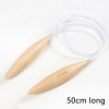 Picture of Bamboo Circular Knitting Needles Natural 50cm(19 5/8") long