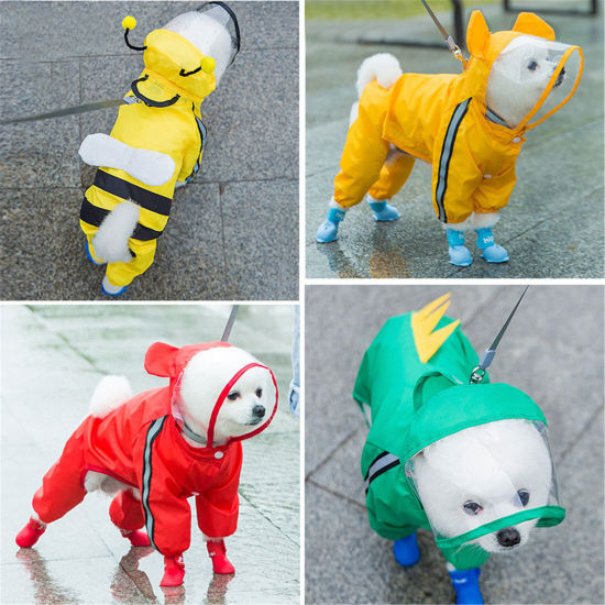Bild von Four-Legged Waterproof All-Inclusive Puppy Raincoat