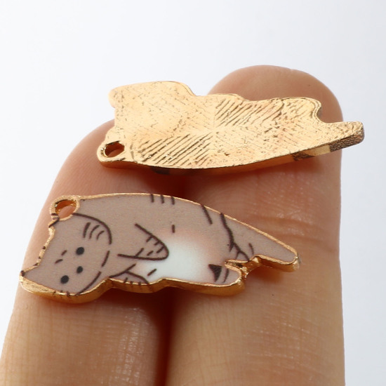 Picture of Zinc Based Alloy Pendants Cat Animal