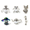 Picture of Zinc Based Alloy Beads Caps Animal Multicolor