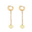 Picture of Stainless Steel Exquisite Earrings Gold Plated Link Chain Tassel