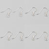 Imagen de Sterling Silver Ear Wire Hooks Earring Findings Silver Color W/ Loop