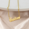 Imagen de 1 Unidad Acero Inoxidable Collar con Nombre Personalizado Colgante con Letra Personalizada