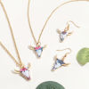 Picture of Zinc Based Alloy Charms Gold Plated Multicolor Cow Animal Enamel 22mm x 21mm, 10 PCs