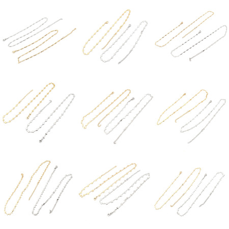 304 Нержавеющая Сталь Цепи Ожерелья 1 ШТ