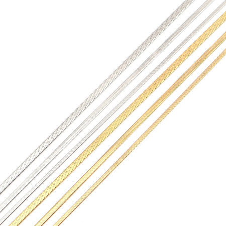 Picture of Wholesale Link Chain Necklace, Stainless Steel, Unisex Minimalist Gift Jewelry For Retailer, 1 Piece