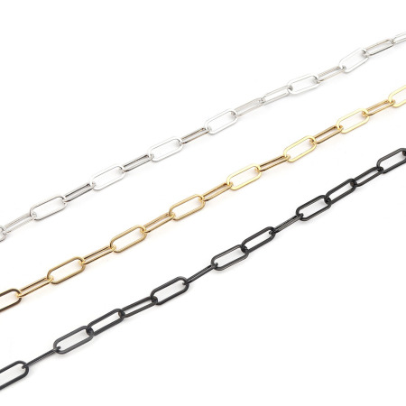 Picture of Wholesale Link Cable Chain Necklace, 304 Stainless Steel, Unisex Stylish Minimalist Gift Jewelry For Retailer