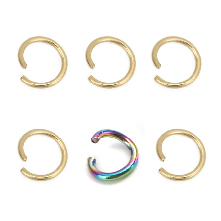 304 Stainless Steel Open Jump Rings Findings