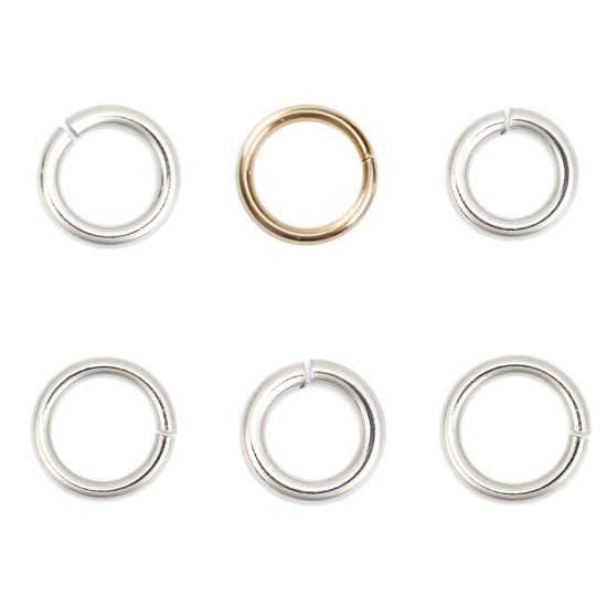 Picture of 304 Stainless Steel Open Jump Rings Findings