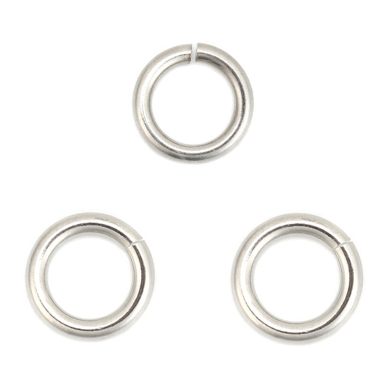 Picture of 304 Stainless Steel Open Jump Rings Findings 1 Packet