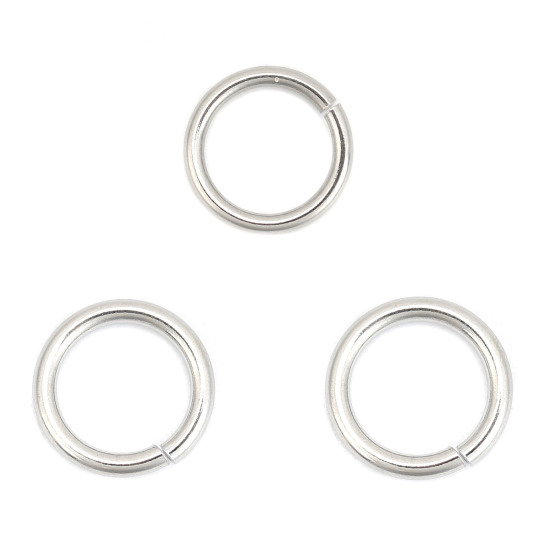 Picture of 304 Stainless Steel Open Jump Rings Findings