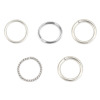 Picture of 304 Stainless Steel Open Jump Rings Findings