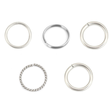 304 Stainless Steel Open Jump Rings Findings