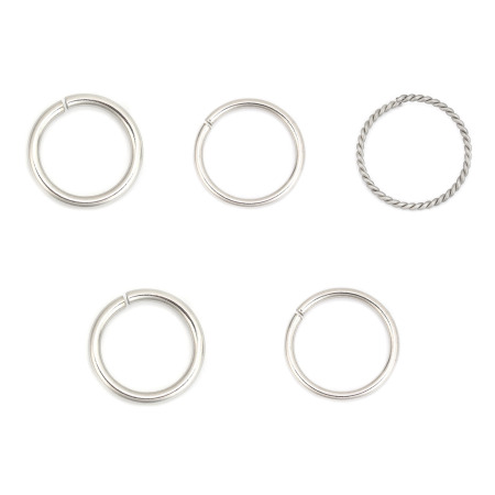 304 Stainless Steel Open Jump Rings Findings