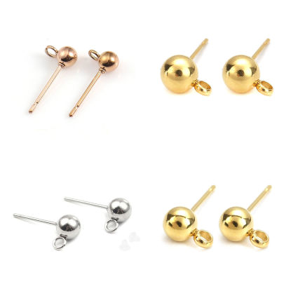 10/20pcs 17mm Hypoallergenic Plastic Earring Hooks With Stainless