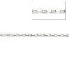 Imagen de Acero Inoxidable Caja Cadena Tono de Plata 2.5x2.5mm, 10 M