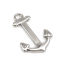 Immagine di 316 Acciaio inossidabile Colata Connettore Ancora Tono Argento 29mm x 21mm, 1 Pz