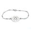Immagine di 304 Acciaio Inossidabile Braccialetti Tono Argento Cuore 19cm Lunghezza, 1 Pz