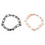 Picture of 304 Stainless Steel Bracelets Rose Gold Oval 19.5cm(7 5/8") long, 1 Piece