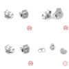 Picture of Sterling Silver Ear Nuts Post Stopper Earring Findings Butterfly Animal Silver 6mm( 2/8") x 5mm( 2/8"), 1 Gram (Approx 8 PCs/Gram)