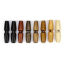 Picture of Natural Wood Horn Buttons Scrapbooking Single Hole Multicolor