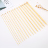 Picture of Bamboo Single Pointed Knitting Needles Natural 23cm(9") long