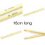 Imagen de Bambú Afghan Tunisian Ganchillo Agujas Natural 16cm longitud, 5 Unidades