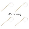 Picture of Bamboo Flexible Afghan Tunisian Carpet Crochet Hooks Needles Natural 85cm(33 4/8") long