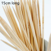 Image de Aiguilles à Tricoter Double Point en Bambou Couleur Naturelle 15cm Long