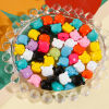 Picture of Zinc Based Alloy Spacer Beads For DIY Jewelry Making Multicolor Enamel