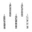 Picture of Zinc Based Alloy Positive Quotes Energy Charms Antique Silver Color Rectangle Word Message