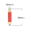 Picture of Zinc Based Alloy College Jewelry Charms Multicolor Pencil Enamel