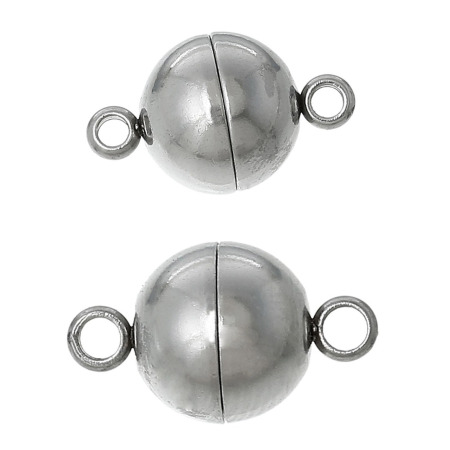 304 Stainless Steel Magnetic Clasps Round