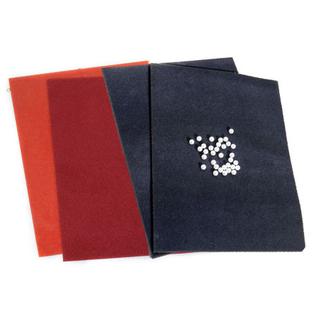 Velvet Anti-slip Bead Mats Rectangle 30cm x 23mm