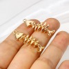 Picture of Brass Ocean Jewelry Connectors Charms Pendants Real Gold Plated