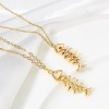 Picture of Brass Ocean Jewelry Connectors Charms Pendants Real Gold Plated