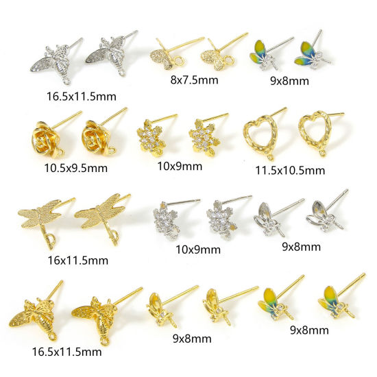 Picture of Hypoallergenic Brass Cute Earring Accessories Multicolor Rabbit Ears