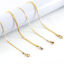 Immagine di 1 Pz Placcatura Sottovuoto PVD Ecologica Semplice Oro Placcato 304 Acciaio Inossidabile Catena di Serpente Piatta Collana Unisex