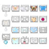Bild von 304 Edelstahl Charm-Armband mit italienischen Gliedern zur Herstellung von DIY-Schmuck Silberfarbe Rechteck Schmetterling 10mm x 9mm
