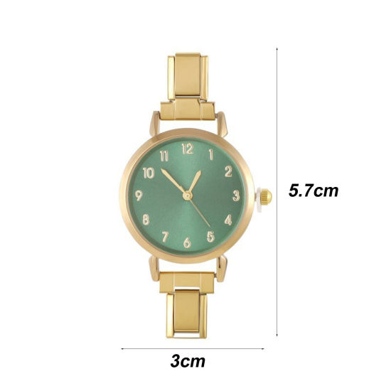 Изображение 1 ШТ 304 Нержавеющая Сталь Стильный & Стильный и повседневный Лицо часов с итальянскими чармами для изготовления украшений своими руками Круглые 5.7см x 3см