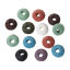 Picture of (Grade A) Natural Lava Rock European Style Large Hole Charm Beads Round At Random Mixed About 15.5mm Dia, Hole: Approx 4.8mm-6mm, 20 PCs