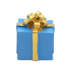 Picture of Resin Dome Seals Cabochon Christmas Gift Box Red & Yellow 13mm x 11mm, 6 PCs,5PCs(about 5PCs)