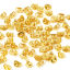 Picture of Brass Ear Nuts Post Stopper Earring Findings 18K Real Gold Plated Round Plating 5mm Dia., 20 PCs